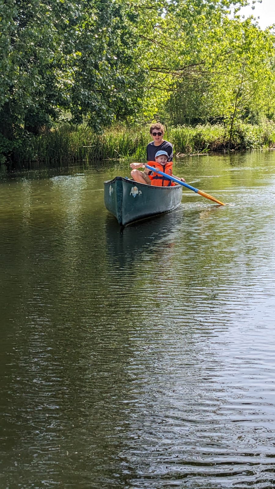 Canoeing on the River Waveney