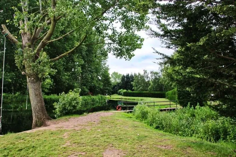 Riverside view at Outney Meadow